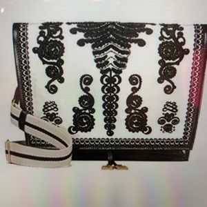 Tory Burch Farrah Embroidered Shoulder Bag**NWT**